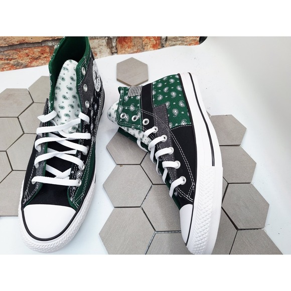 Men Sz 11.5 Converse Chuck Taylor All-Star 70s Hi Offspring‎ Blk Paisley Bandana main image 10